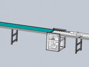 line roller conveyor 3D Model
