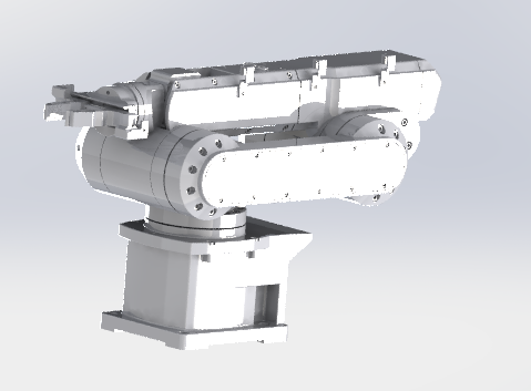 large mechanical manipulator Model 3D .c4d .max .obj .3ds .fbx .stl .blend 