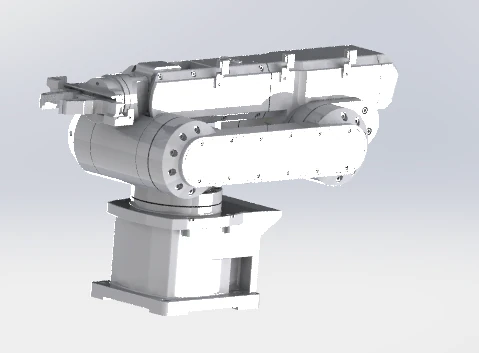 large mechanical manipulator 3D Model .c4d .max .obj .3ds .fbx .stl .blend 