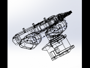 large mechanical manipulator Model 3D