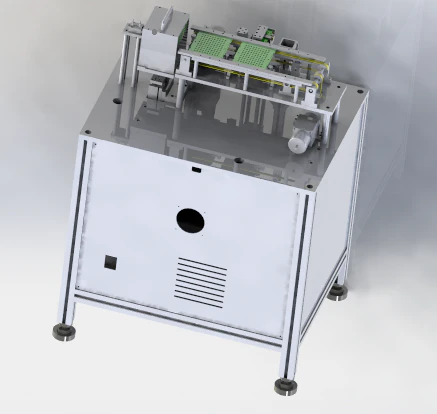 card stacking machine 3D Model .c4d .max .obj .3ds .fbx .stl .blend