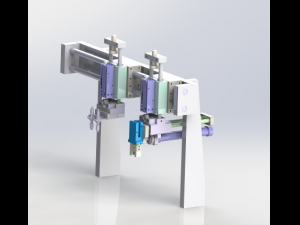 gantry load and unload mechanism Modelo 3D