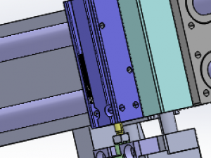 gantry load and unload mechanism 3D Model