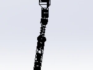 long lock screw machine 3D Model