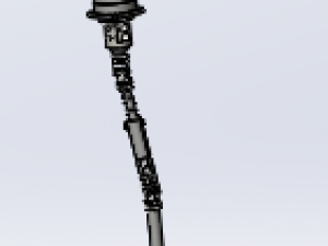 long lock screw machine 3D मॉडल