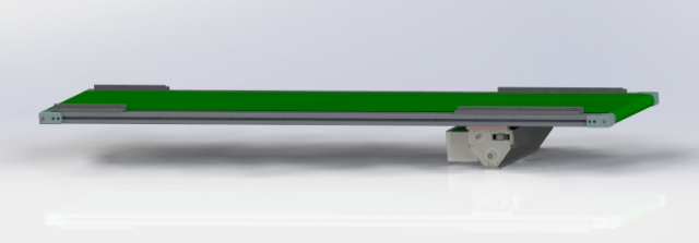 large belt conveyor 3D Model .c4d .max .obj .3ds .fbx .stl .blend 