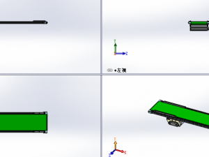 large belt conveyor 3D Model