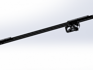 large belt conveyor 3D Model