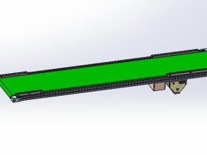 large belt conveyor 3D Model