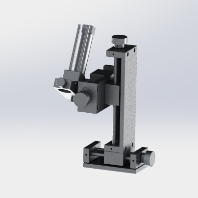 four axis with platform 3D Модель .c4d .max .obj .3ds .fbx .stl .blend 
