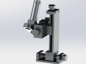 four axis with platform 3D Model