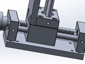 four axis with platform 3D Модель