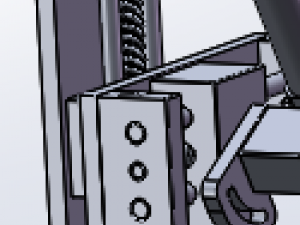 four axis with platform 3D Модель