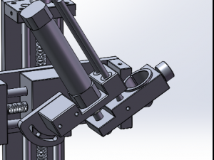 four axis with platform 3D Модель