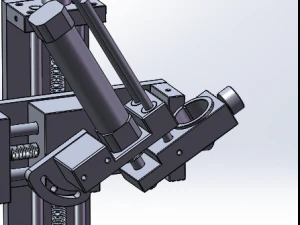 four axis with platform 3D Model