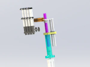 semplici istituti di guida dei cilindri Modello 3D