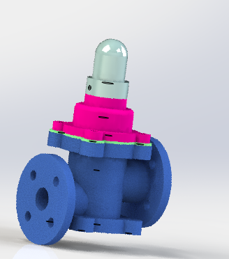 the oil return valve 3D Model .c4d .max .obj .3ds .fbx .stl .blend 