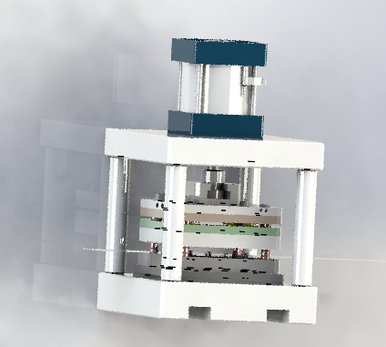 pressing laminate mechanism 3Dモデル .c4d .max .obj .3ds .fbx .stl .blend 