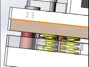 pressing laminate mechanism 3D Model