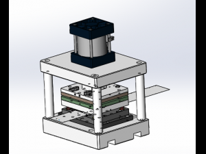 pressing laminate mechanism 3Dモデル