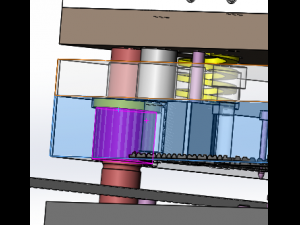 pressing laminate mechanism 3Dモデル
