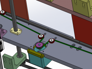 belt conveyor belt 3D मॉडल