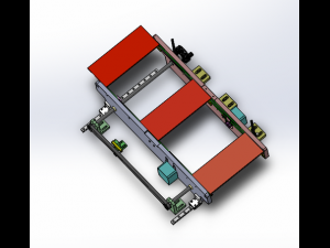 belt conveyor belt 3D मॉडल