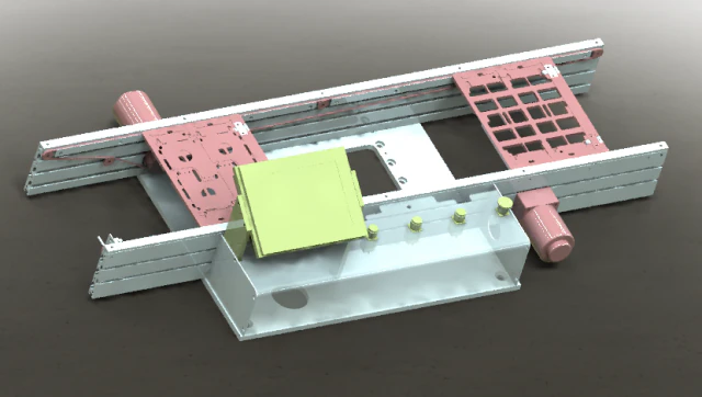 a belt conveyor 3D Model .c4d .max .obj .3ds .fbx .stl .blend 