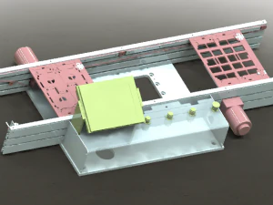 przenośnik taśmowy Model 3D