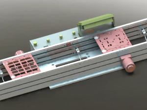a belt conveyor 3D Model