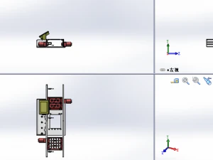 a belt conveyor 3D Model