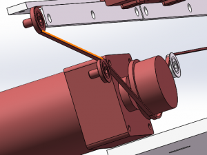 a belt conveyor 3D 模型