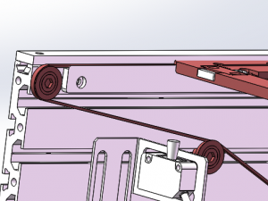 a belt conveyor 3D 模型
