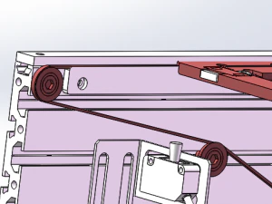 a belt conveyor 3D Model