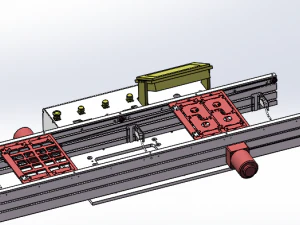 a belt conveyor 3D Model