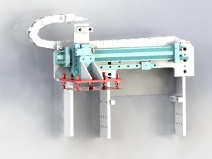 double cylinder sucking mechanism 3D 模型