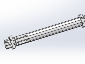 double cylinder sucking mechanism 3D 模型
