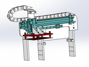 double cylinder sucking mechanism 3D 模型