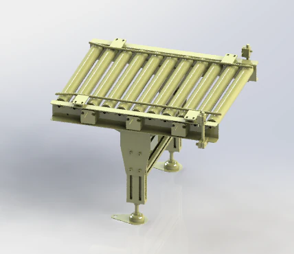 roller assembly line 3D Model .c4d .max .obj .3ds .fbx .stl .blend 
