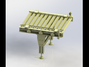 roller assembly line Modelo 3D