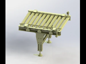 catena di montaggio dei rulli Modello 3D