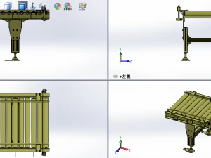 roller assembly line 3D Model
