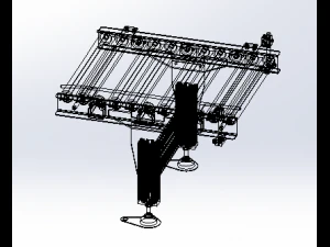 roller assembly line 3D Model