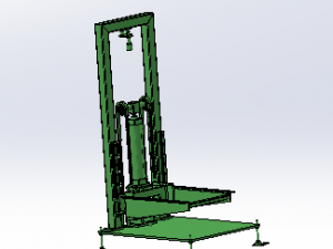 heavy load lifting mechanism Modèle 3D