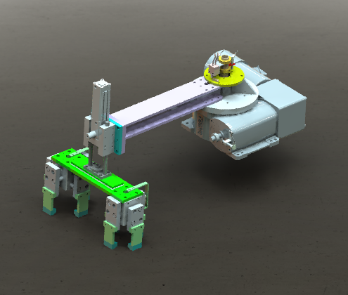 rotating clamping mechanism 3D Model .c4d .max .obj .3ds .fbx .stl .blend 