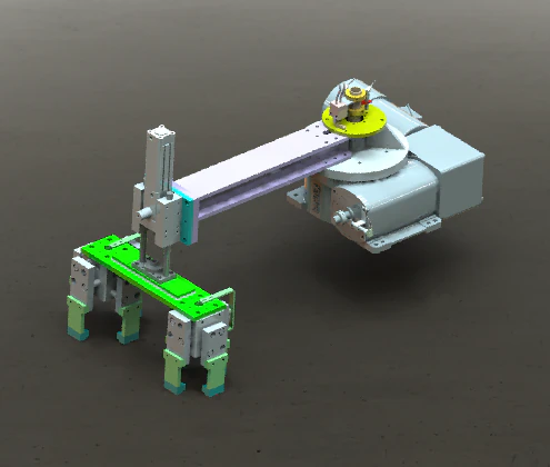 rotating clamping mechanism 3D Model .c4d .max .obj .3ds .fbx .stl .blend 