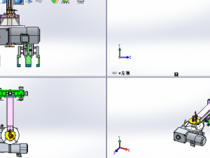 rotating clamping mechanism 3D Model