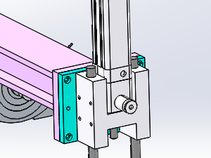 rotating clamping mechanism 3D Model