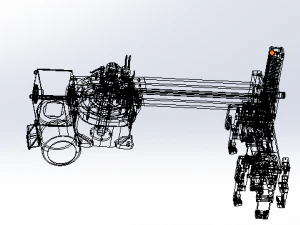 rotating clamping mechanism 3D Model