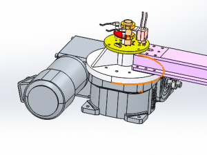 rotating clamping mechanism 3D Model